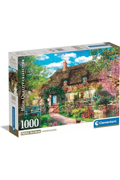 CLEMENTONI Puzzle 1000 Compact Căsuța veche