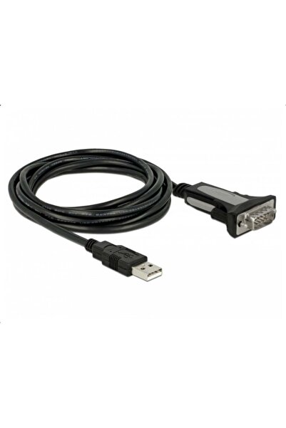 DELOCK Adaptor USB 2.0 Tip-A la 1 x Serial RS-232 DB9 3 m