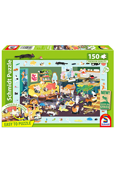 Schmidt Puzzle PQ 150 Pisici din toate lumele G3