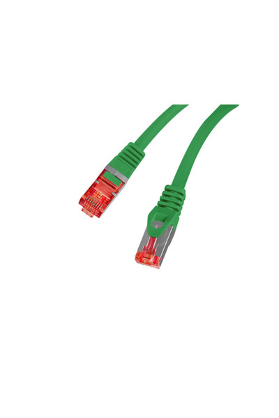 Lanberg Cordon de patchwork S/FTP cat.6 15m LSZH CU testat cu Fluke verde