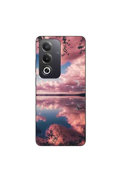 OEM Husa compatibila cu Oppo A80 Silicon Gel Tpu Model Pink Clouds