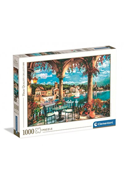 CLEMENTONI Puzzle 1000 HQ Vedere de la balcon la Lacul Como
