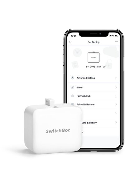 SwitchBot Comutator inteligent Bot, Comutator mai inteligent wei√ü