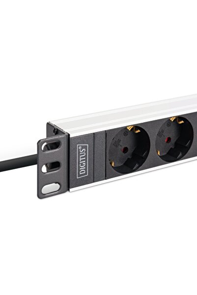 Digitus Bară de alimentare PDU Rack 19 ", 9 prize Schuko