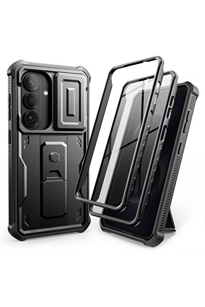 Tech-Protect Kevlar CAM+ set de 2 bucăți Galaxy S26 negru
