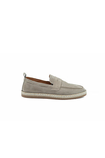 SCALVİNİ BEJ SÜET LOAFER ESPADRİL ERKEK AYAKKABI