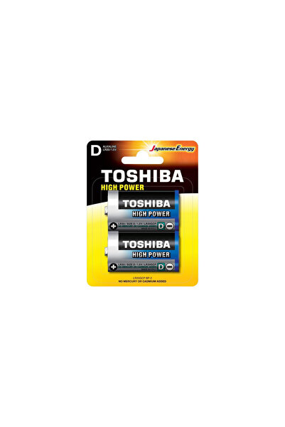 Toshiba Bateria alkaliczna LR20 / D 1,5V HIGH POWER /2szt./