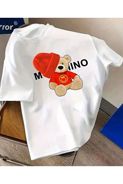 Arwen Fashion Tricou cu imprimeu MILANO, negru/alb, cu pălărie