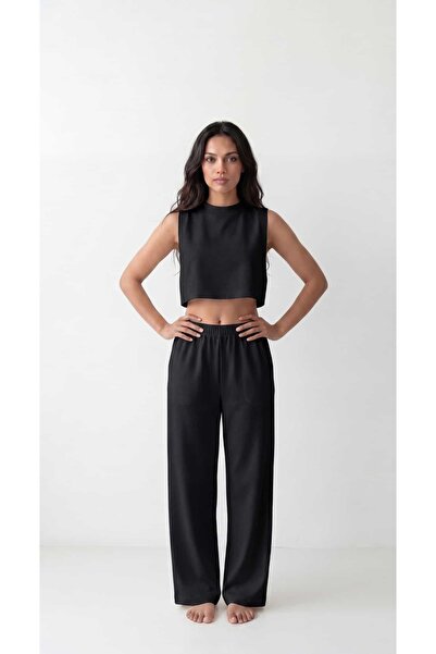 Siyukata Premium Blouse Wide Leg Double Set