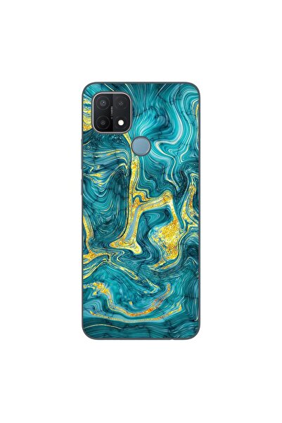 OEM Husa compatibila cu Oppo A15 si A15s Silicon Gel Tpu Model Abstract Gemst...
