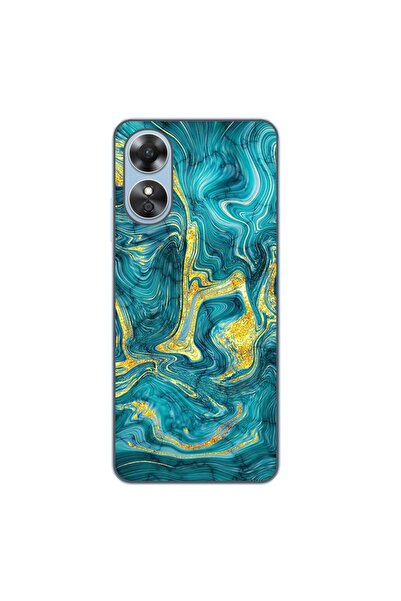 OEM Husa compatibila cu Oppo A17 Silicon Gel Tpu Model Abstract Gemstone Glow