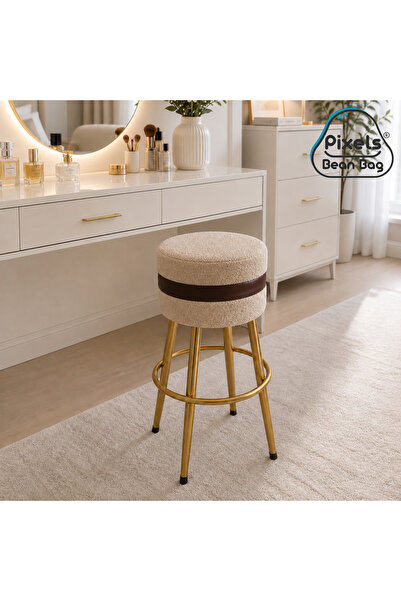 PixelsBeanBag Luxury Modern Design Pixel Bean Bag High Chair Boucle Fabric Go...