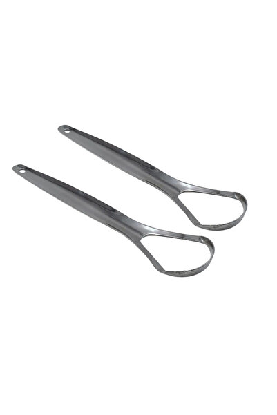 Choice1 2pcs Clean Tongue Scraper Stainless Steel Tongue Remover Tongue Coati...