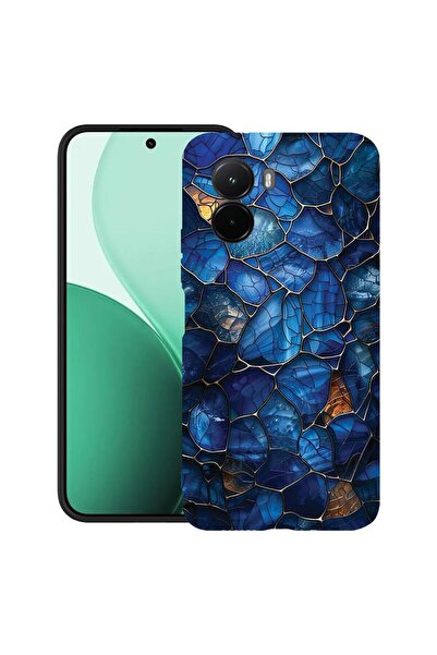 bestcase ¬Æ Husa TPU Ultra Slim Compatibila cu Poco M7, Floral - Stained Glas...