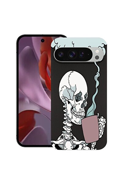 bestcase ¬Æ Husa Slim Silicon pentru Google Pixel 10 / Pixel 10 Pro, Skull, 2...