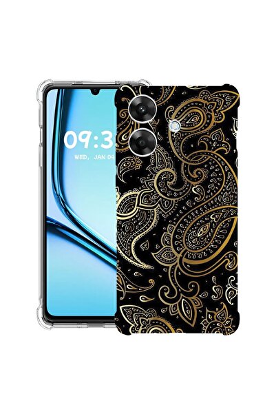 bestcase Husă Antișoc pentru Realme Note 60 / Note 60X cu Design cu Model Aur...