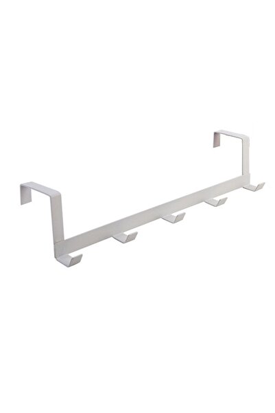 Choice White Hooks Over The Door 5 Hooks Home Bathroom Organizer Rack Clothes...