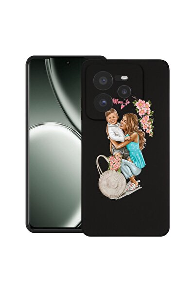 bestcase Калъф за Realme GT 7 Pro с дизайн  "Mom Life " и  "Момче ", TPU мато...