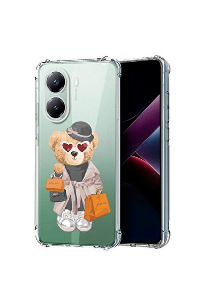 bestcase Θήκη συμβατή με Poco X7 Pro 5G, Αντικραδασμική 1.5MM, Σχέδιο Αρκουδά...