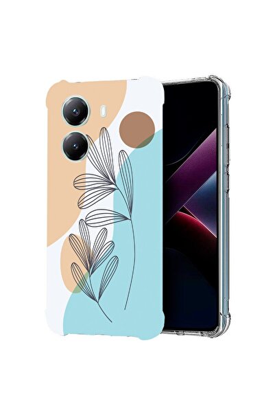 bestcase ¬Æ Husa compatibila Poco X7 Pro 5G, Anti Shock 1.5MM, Abstract Flowe...