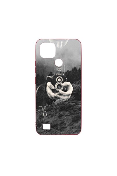 bestcase Husa Silicon, Compatibila Cu Realme C21, Double Exposure, rezistenta...