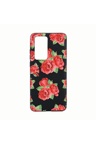 bestcase Husa Huawei P40, Rose, rezistenta la uzura, anti-alunecare, din sili...