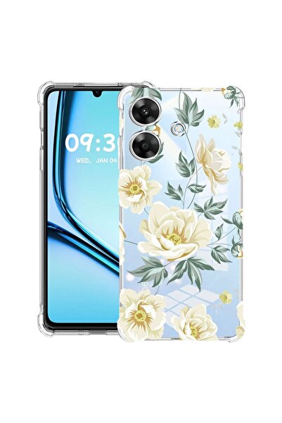 bestcase ¬Æ Husa Anti Shock pentru Realme Note 60 / Note 60X cu Design Flower...