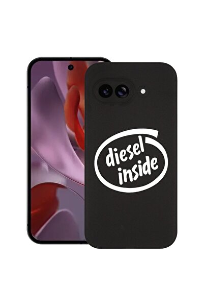 bestcase Калъф за Google Pixel 9a, Diesel Inside, тънък силиконов 0.8 мм, уда...