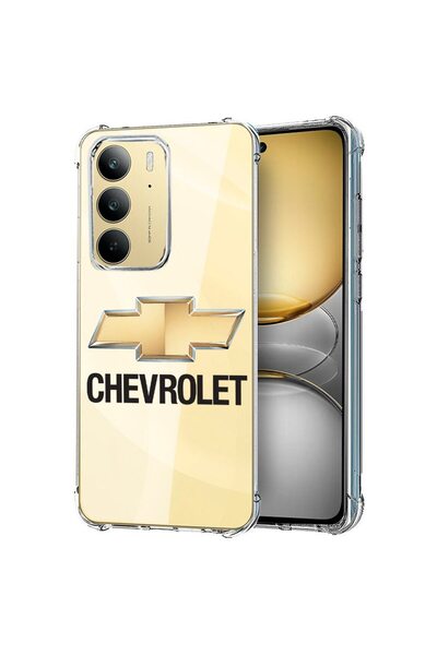 bestcase Калъф за Realme 14x 5G, Удароустойчив 1.5ММ, Шевролет, Защита на кам...