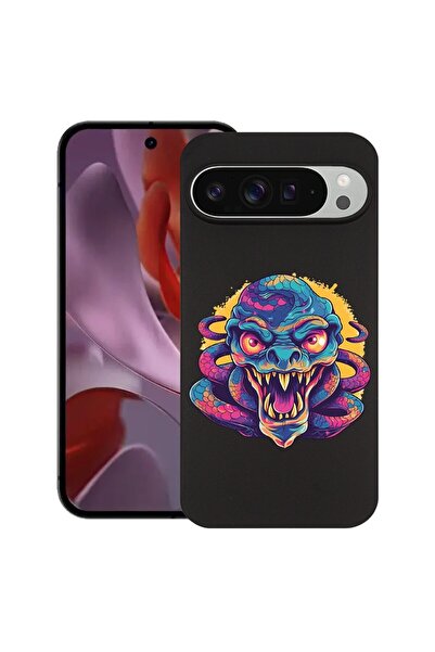 bestcase Калъф за Google Pixel 9 Pro XL, Цветове на мечтите - Дракон, Тънък с...