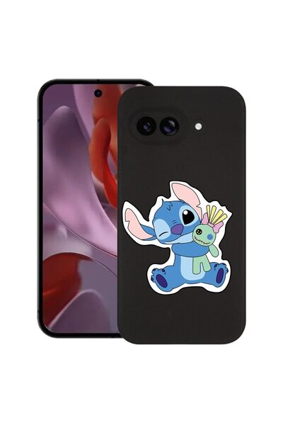 bestcase Калъф за Google Pixel 9a, Lilo, тънък силиконов 0.8 мм, удароустойчи...