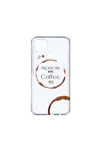 bestcase Husa BestCase¬Æ Clear Silicon 2MM, Compatibila Cu Realme C21Y, Coffe...