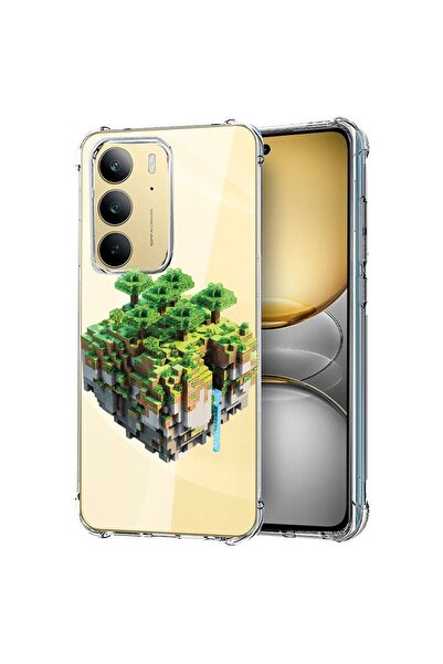 bestcase ¬Æ Husa pentru Realme 14x 5G, Anti Shock 1.5MM, Minecraft, Protectie...
