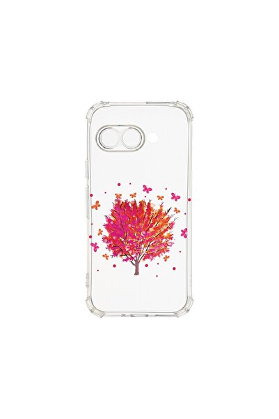 bestcase Противоударен калъф за Google Pixel 9a, Дърво с пеперуди, 1925008 AS...