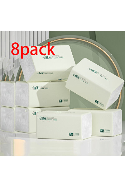 choice2 8pack 8 Packs Extractable Toilet Paper 4 Layers Thickened Wettable Fa...