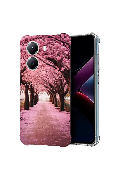 bestcase ¬Æ Husa compatibila Poco X7 Pro 5G, Anti Shock 1.5MM, Cherry Blossom...