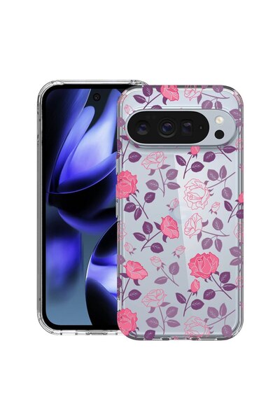 bestcase ¬Æ Husa pentru Google Pixel 10 / Pixel 10 Pro cu Design Rose, Clear ...
