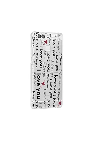 bestcase Husa Silicon, Transparent, 0.5MM, Love You, Huawei P10 Lite