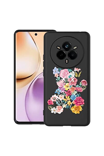 bestcase Husă pentru Realme 14 Pro Plus 5G, Ursuleț de pluș cu flori colorate...