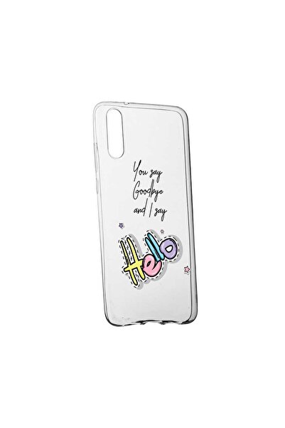 bestcase Θήκη σιλικόνης, Διαφανής, Λεπτή, Hello, 148, Huawei P20 Plus