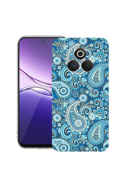 bestcase ¬Æ Husa pentru Realme P3 Pro cu Design Blue Non-figurative, Clear Sl...