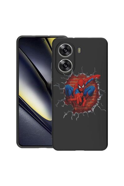 bestcase ¬Æ Husa pentru Poco X7 Pro 5G, SpiderMan, Slim Silicon 0.8MM, Antiso...