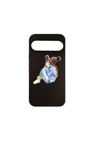 bestcase Husa pentru Google Pixel 9, BestCase¬Æ Slim SIlicon 0.8MM, Girl Mom ...