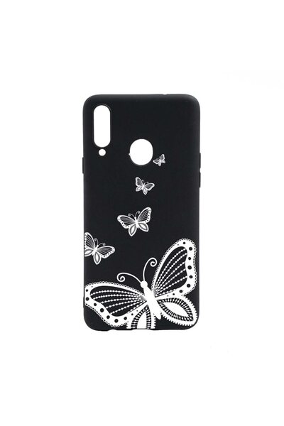 bestcase Θήκη σιλικόνης συμβατή με Huawei P20 Lite, Σχέδιο πεταλούδας, ανθεκτ...