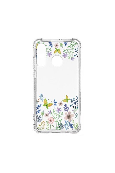 bestcase Husă Antișoc din Silicon Compatibilă cu Huawei P30 Lite, Fluturi și ...