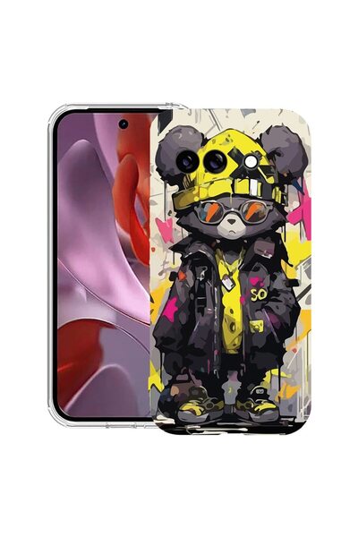 bestcase Husă Antișoc 1.5mm Compatibilă cu Google Pixel 10a, cu design Ursule...
