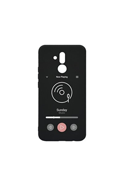 bestcase Тънък силиконов калъф 0.8ММ, съвместим с Huawei Mate 20 Lite, музика...
