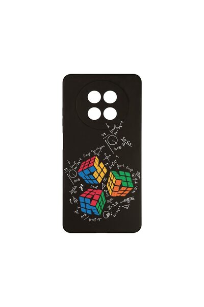 bestcase ¬Æ Husa Slim SIlicon 0.8MM, Compatibila Cu Realme 12 5G, Rubik Cube,...