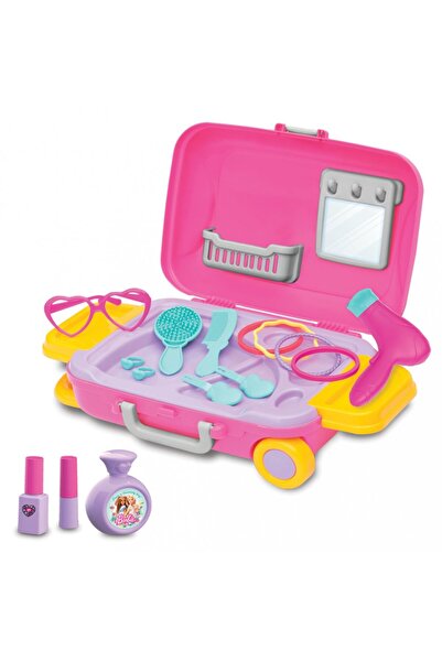 DEDE Set valiza pentru fetite cu accesorii pentru frumusete Barbie