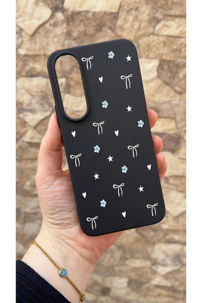 Vip Case Vivo V70 FE 5G Uyumlu Mini Fiyonk Desenli Silikon Darbe Emici Klasik...